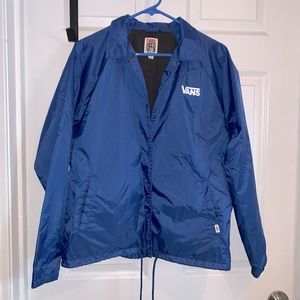 EUC VANS Snap up Nylon Jacket Unisex Sz M